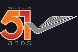 logotipo comemorativo aos 51 anos da Elite